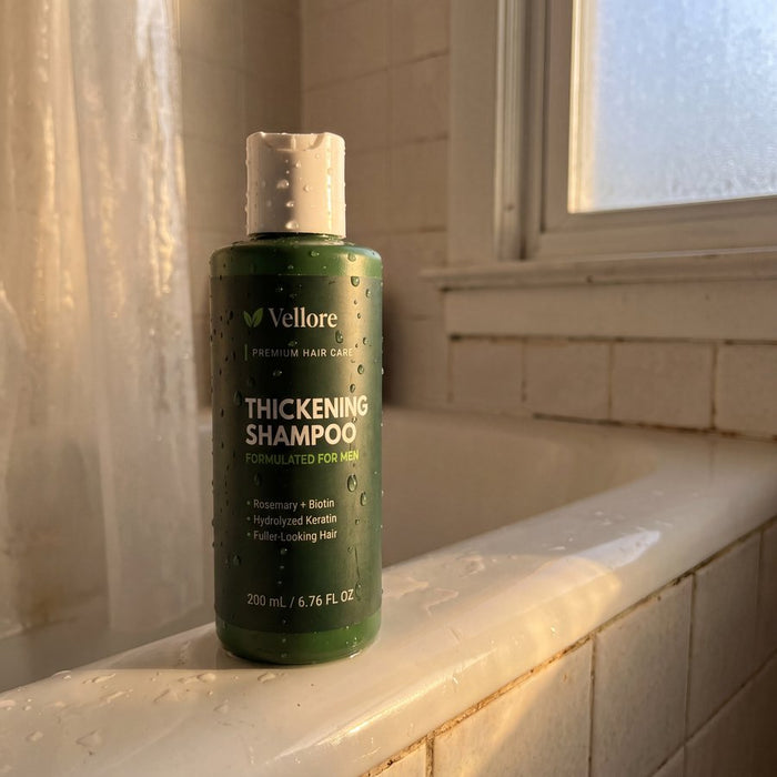 Taking Thickening Shampoo for Men