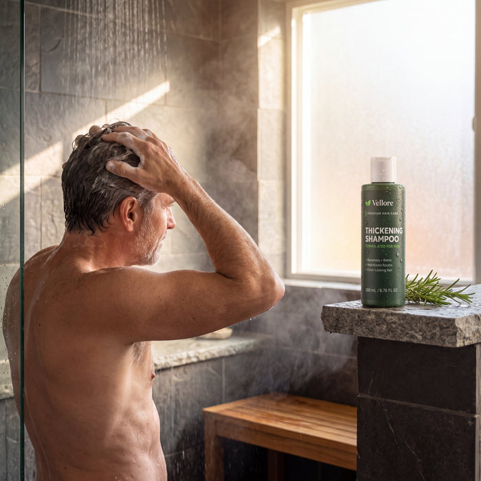 Thickening Shampoo for Men at home